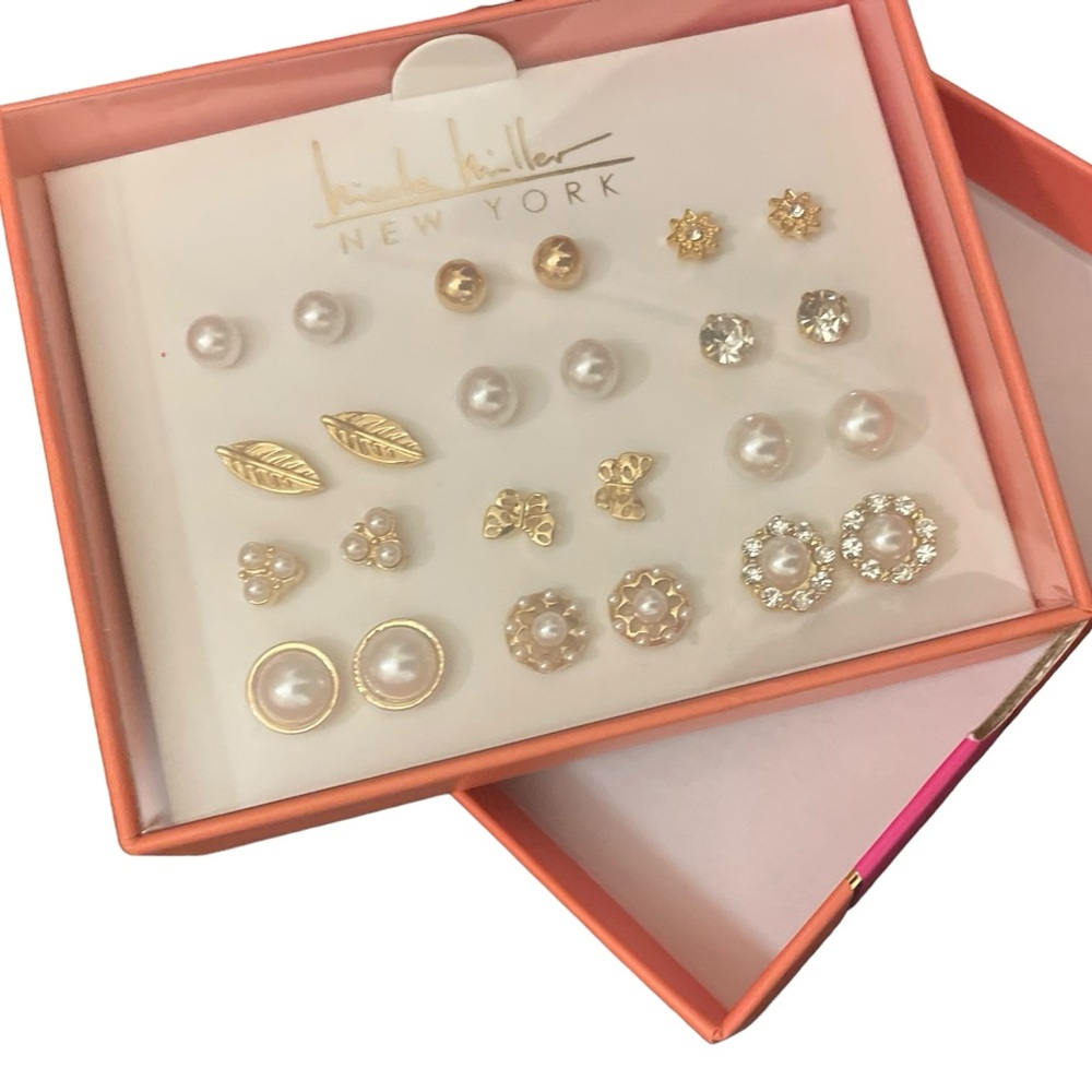 12 Pair Earring Set by Nicole Miller